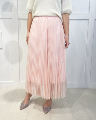 Jasmine Embellished Pleated Skirt ‘Pink’