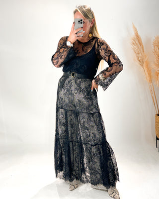 Claudia Lace Dress 'Black' pre order