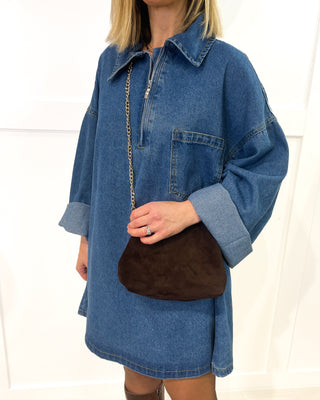 Jules Denim Zip Dress