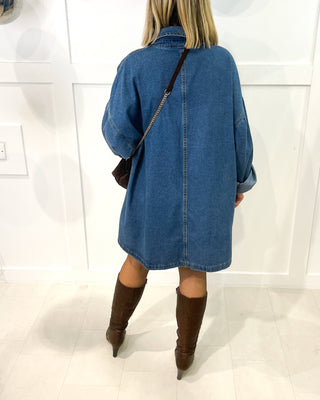 Jules Denim Zip Dress