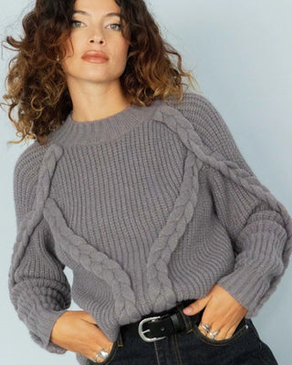 Izzy Ribbed Knit Jumper ‘Taupe’