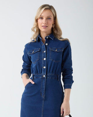 Denim Denisa Dress ‘Indigo Blue Denim’