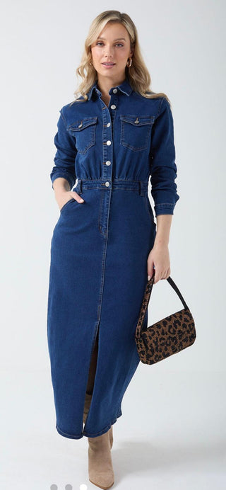 Denim Denisa Dress ‘Indigo Blue Denim’