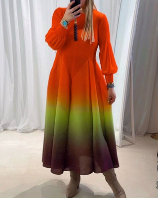 Miah  Dress ‘Multicoloured / Orange’