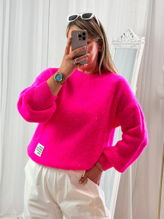 Betsy Neon Knit ‘Neon Pink’