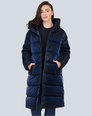 Premium Neasa Quilted Down Puffer Jacket 'Navy'