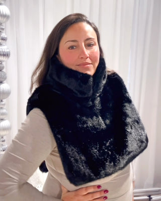 Fur Collar Accessory 'Black'