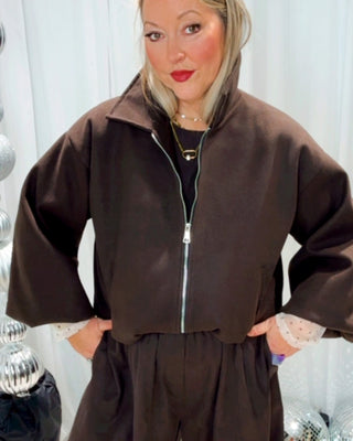 Olga Bomber Jacket 'Brown'