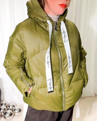 Bella Puffa Coat 'Pistacchio Green'