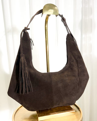 Cora Suedette Handbag 'Brown'