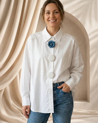 Julie Cotton Shirt 'White' SOFT LAUNCH