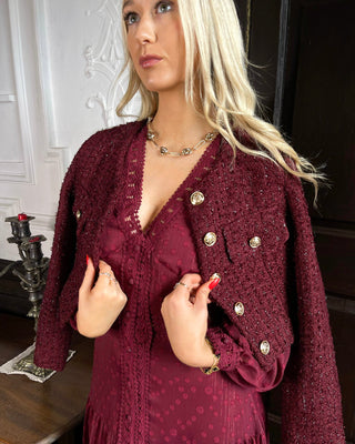 Audrey Coatie 'Burgundy'