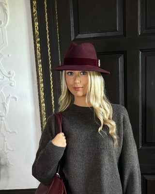 Wool Hat 'Burgundy'