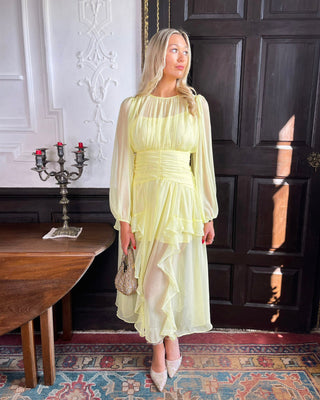 Quinsey Dress 'Lemon'