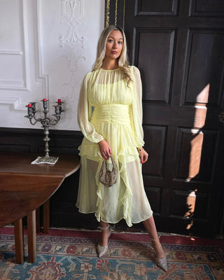 Quinsey Dress 'Lemon'