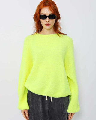 Louise Knit Jumper 'Neon Yellow'