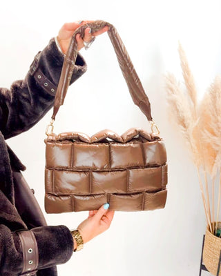 Ellie Padded Handbag 'Camel'