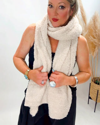 Teddy Scarf 'Beige'