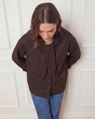 Eva Hooded Jacket 'Brown'