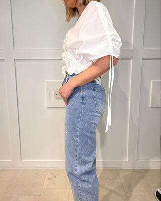Rachelle Daisy Top ‘White’