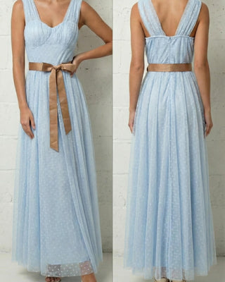 Dorothy Polka Dot Tulle Dress 'Baby Blue'