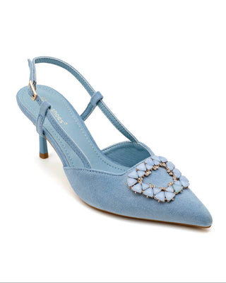Cleo Heels 'Powder Blue'