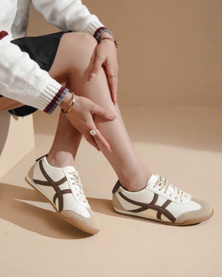 Alder Trainers ‘Cream & chocolate'