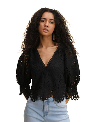 VB Lace Top ‘Black’