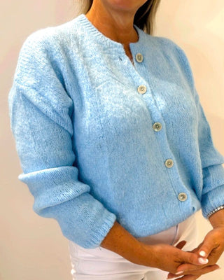 Knit Jordan Cardigan ‘Baby Blue’