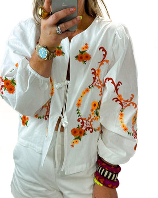 Ida blouse 'Floral'