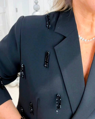 Nadine Embellished Blazer 'Black'