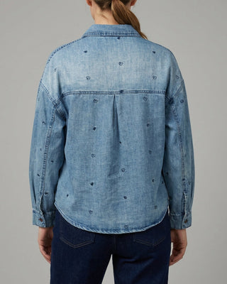 Cleo Hearts Shirt 'Denim'