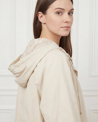 Thea Lace Rain Jacket 'Beige'