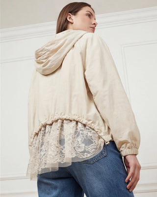 Thea Lace Rain Jacket 'Beige'