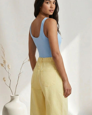 Tulip Balloon Leg Trousers 'Lemon'