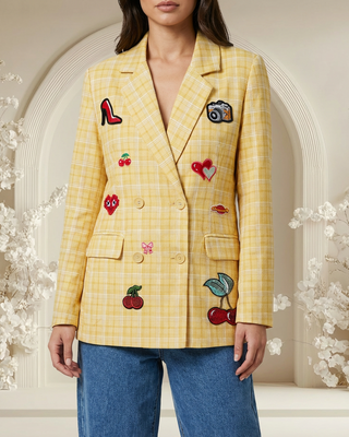 Begonia Check Blazer 'Yellow'