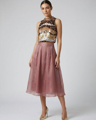 Copper Sequin Jenna 2 Piece