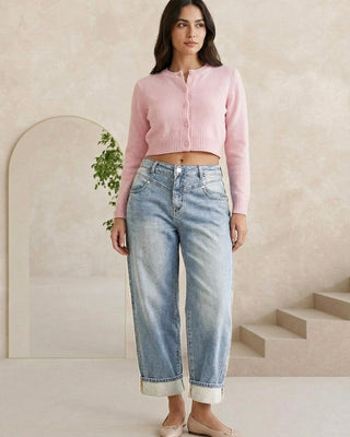 Helena Balloon Leg Jeans 'Denim'