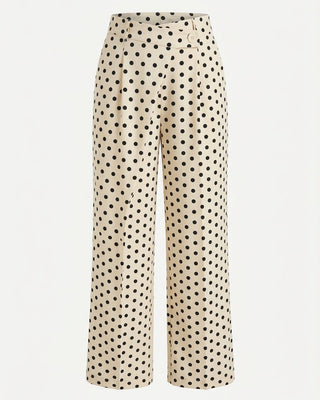 Dorothy Polka Dot Trousers 'Black & White'