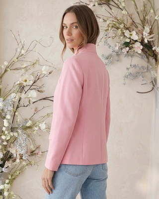 Lora High Button Blazer 'Baby Pink'