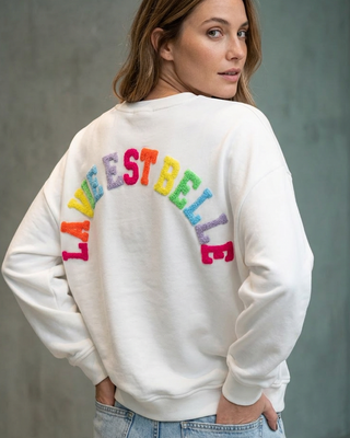 La Vie Sweatshirt 'White'