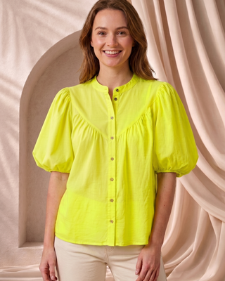 Emma Short Sleeves Top 'Neon'