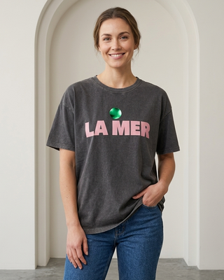 La Mer T-Shirt 'Anthracite'