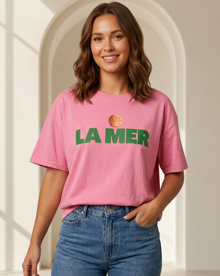 La Mer Cotton T-Shirt 'Pink'