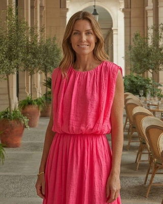 Cala Cotton Top 'Neon Pink'