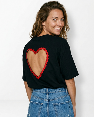 The Love Story Cotton T-Shirt 'Black'