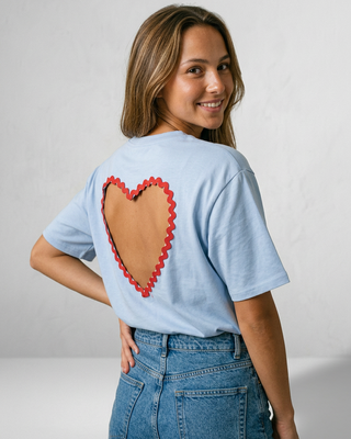 The Love Story Cotton T-Shirt 'Baby Blue'