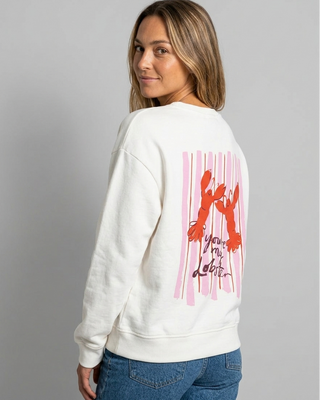 Lobster Sweatshirt 'White'