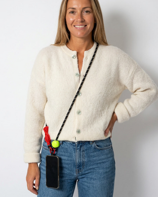 Phone & Bag Strap 'Black/Red/Neon Green'
