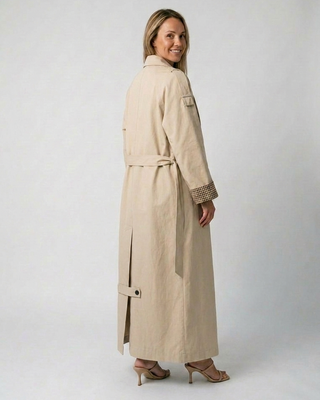 Royale Oversized Long Trench Coat 'Beige' SUNDAY 30/8